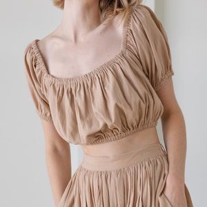 Laude the Label Off Shoulder Crop Top